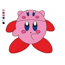 Kirby 08 Embroidery Design